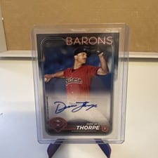 2024 Topps Pro Debut Autographs Drew Thorpe #PD-87 card