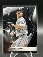 2025 Topps Chrome Black Rookie Design Variations Drew Thorpe #118 card