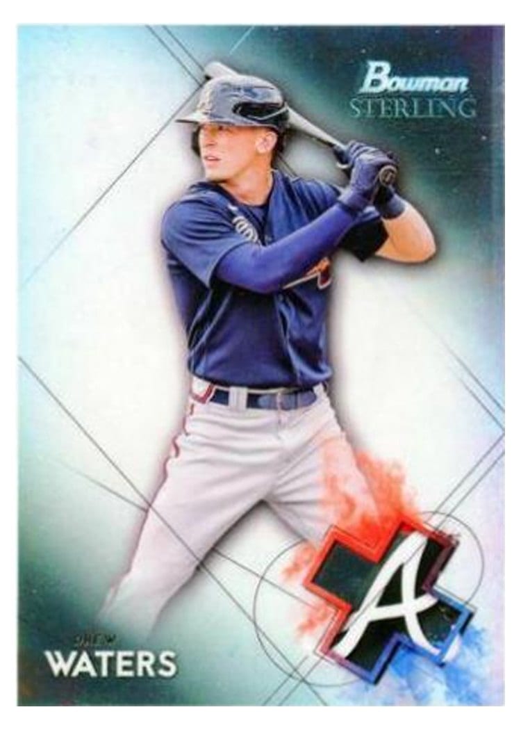 2021 Bowman Sterling Prospects Drew Waters #BSP-22 card
