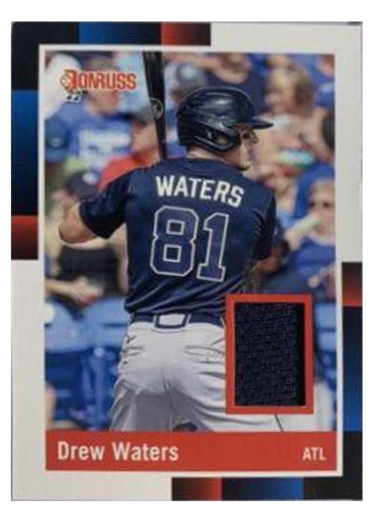 2022 Donruss Retro 1988 Materials Drew Waters #R88M-DW card