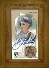 2023 Topps Allen & Ginter Framed Mini Autographs Drew Waters #MA-DW card