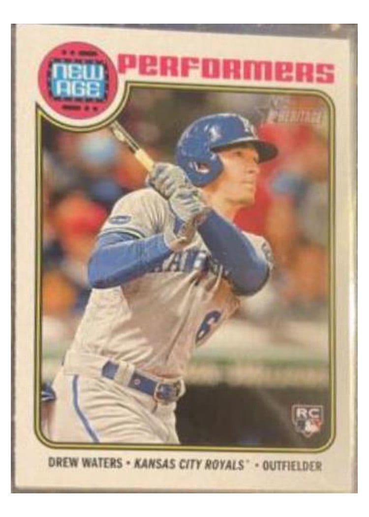 2023 Topps Heritage New Age Performers Drew Waters #NA-18 card