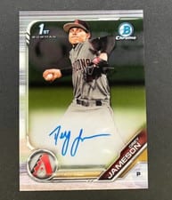 2019 Bowman Draft Chrome Picks Autograph Drey Jameson #CDA-DJ card