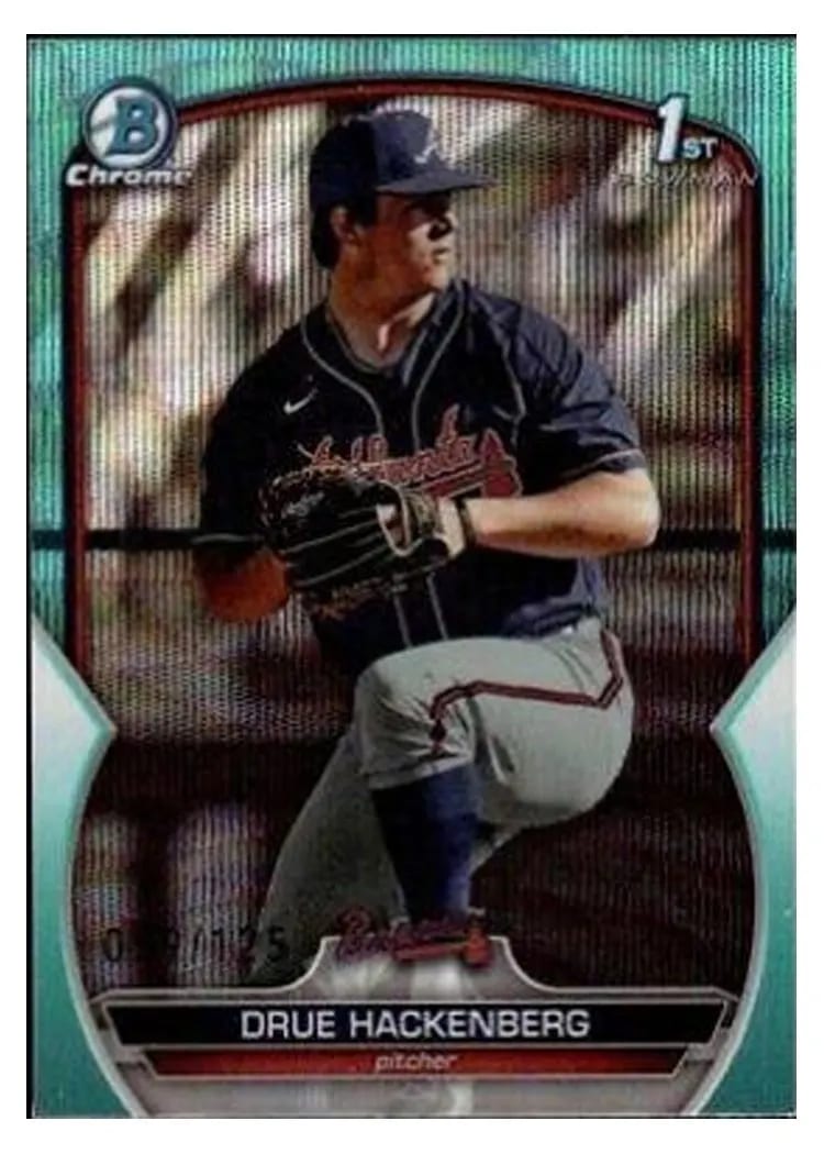 2023 Bowman Draft Chrome Drue Hackenberg #BDC-38 card