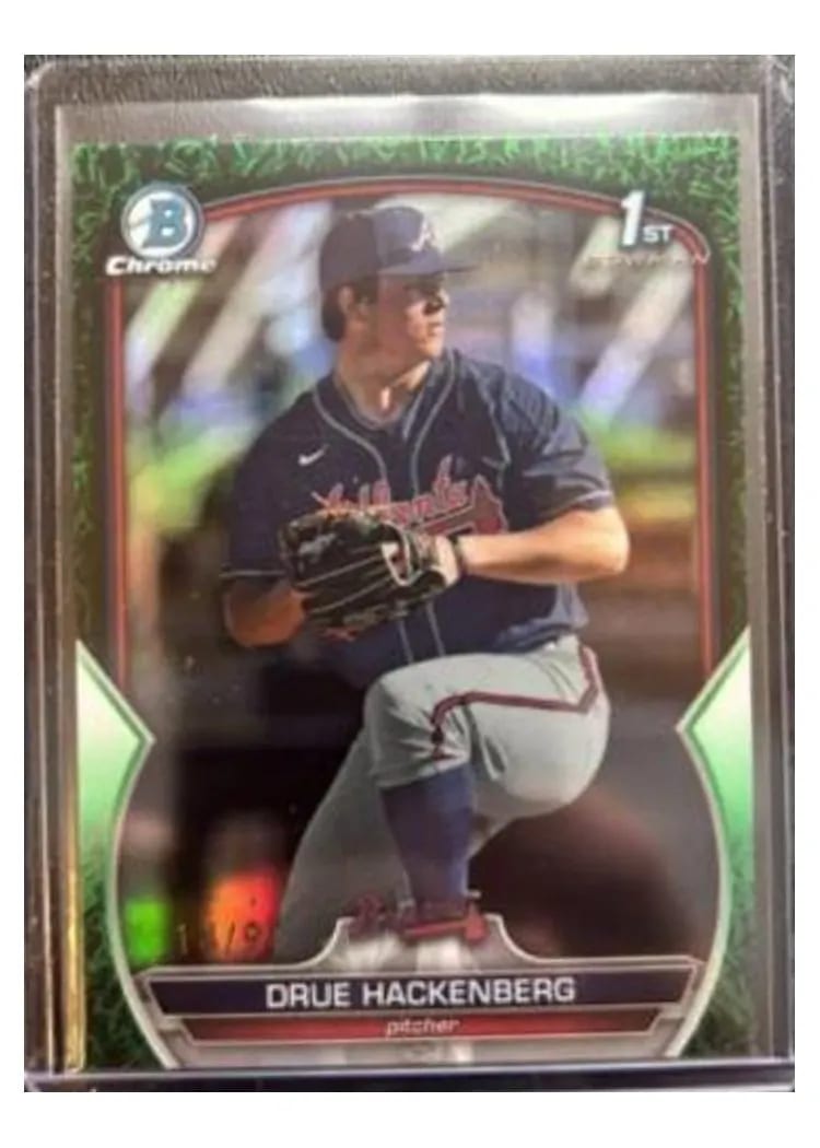 2023 Bowman Draft Chrome Drue Hackenberg #BDC-38 card