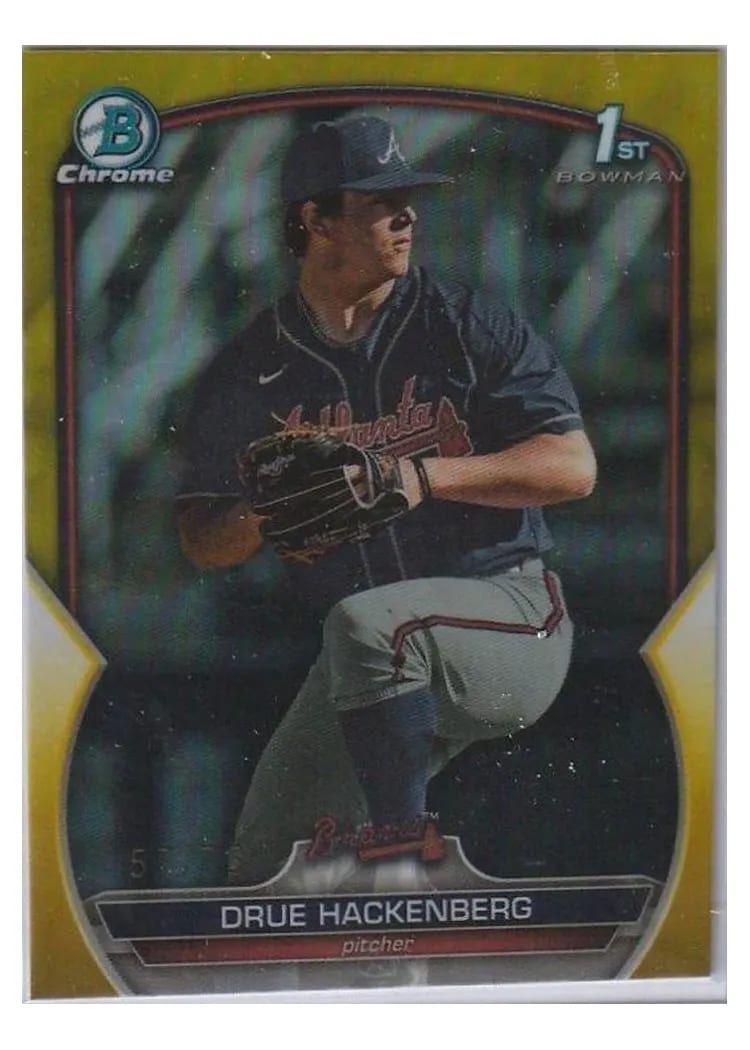 2023 Bowman Draft Chrome Drue Hackenberg #BDC-38 card