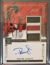 2024 Panini Impeccable Elegance Prospect Jersey Autographs Druw Jones #EPJ-DJ card