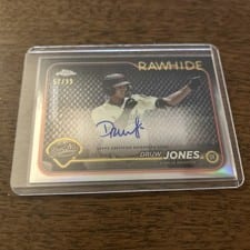 2024 Topps Pro Debut Chrome Autographs Druw Jones #PDC-163 card