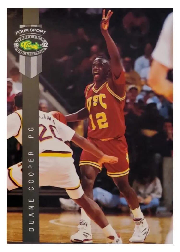 1992 Classic 4 Sport Duane Cooper #60 card