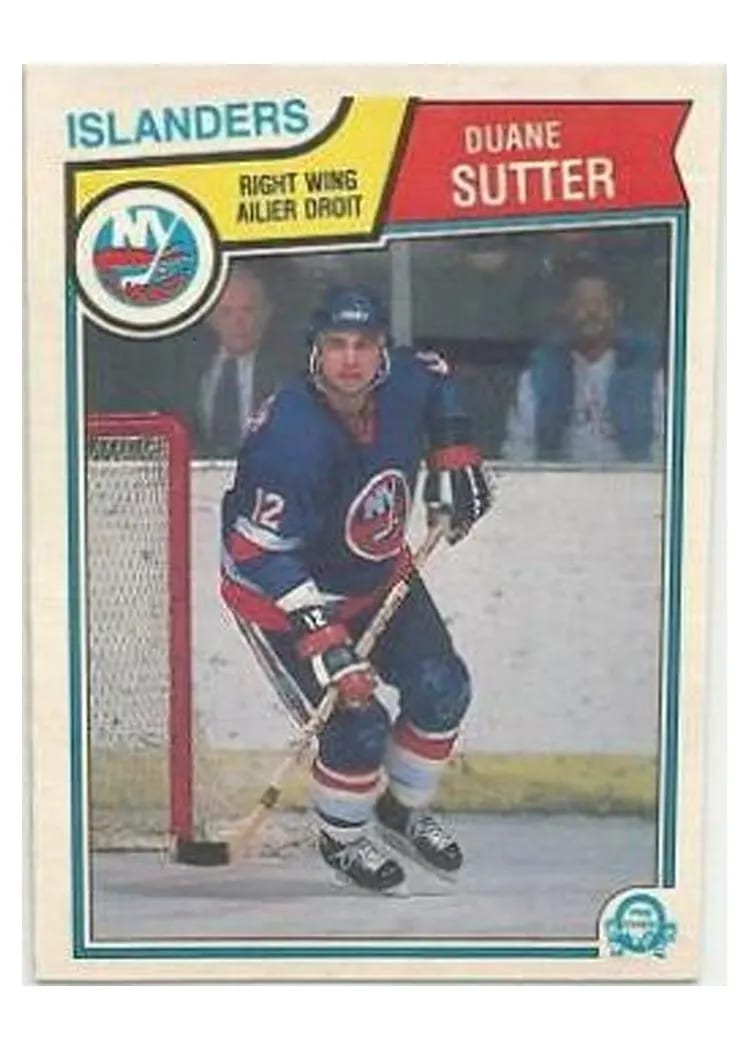 1983 O-Pee-Chee Duane Sutter #19 card
