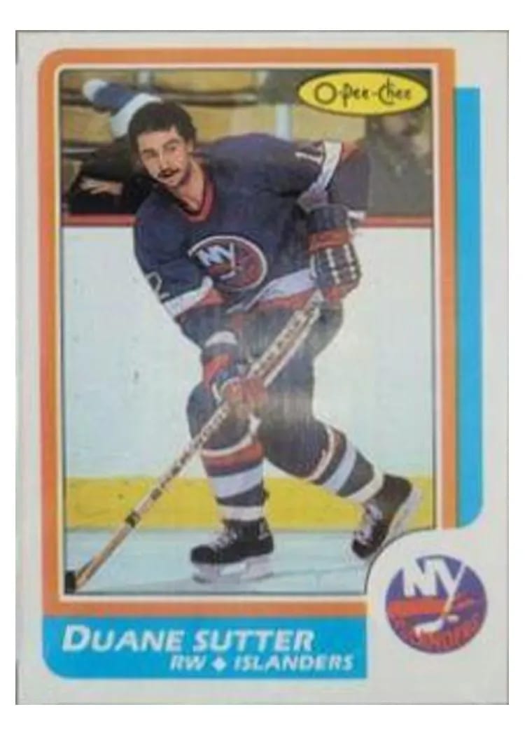 1986 O-Pee-Chee Duane Sutter #39 card