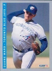 1993 Fleer Base Set Duane Ward #341 card