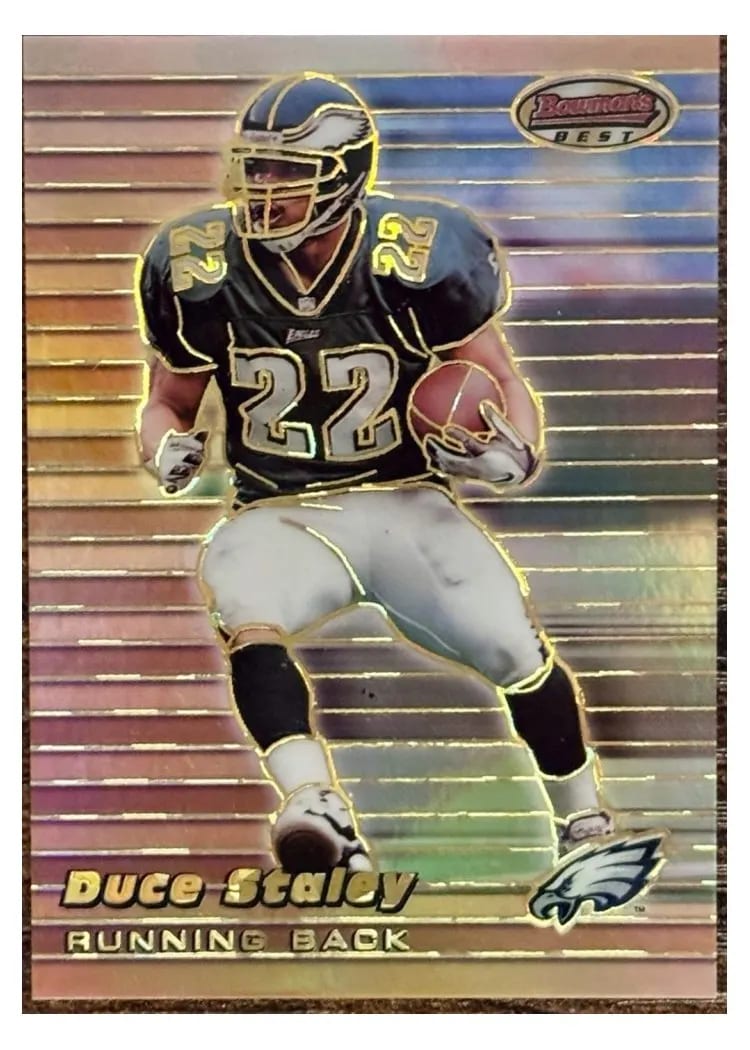 1999 Bowman's Best Duce Staley #71 card