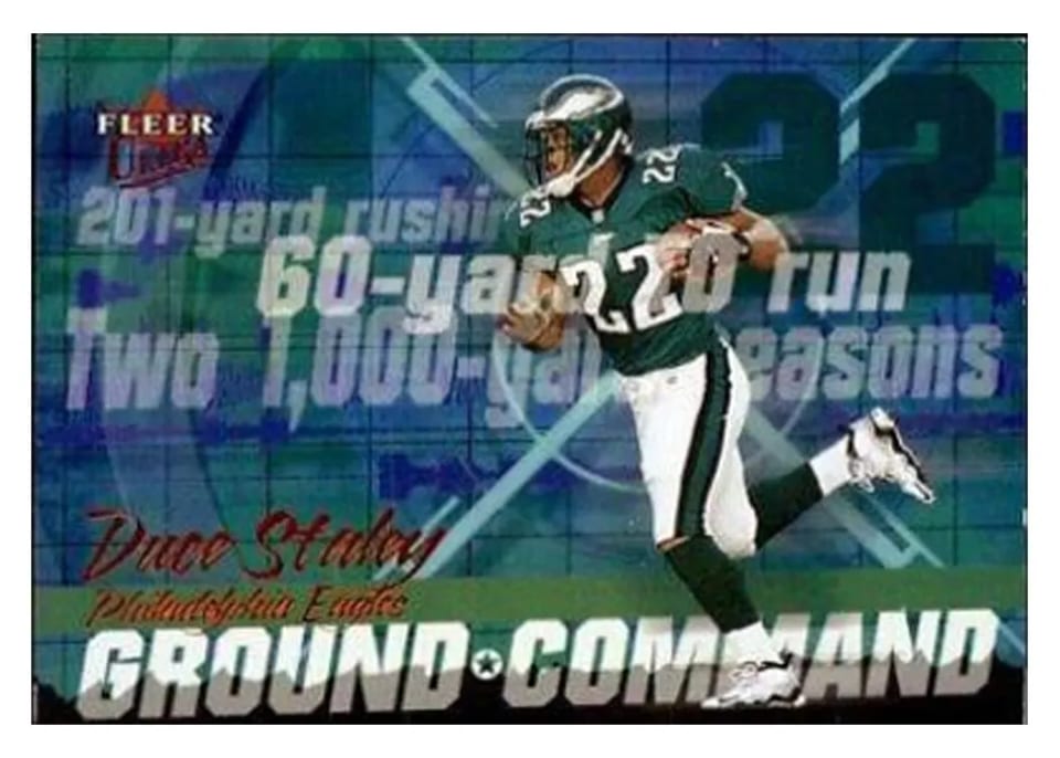2000 Fleer E X Duce Staley #37 card