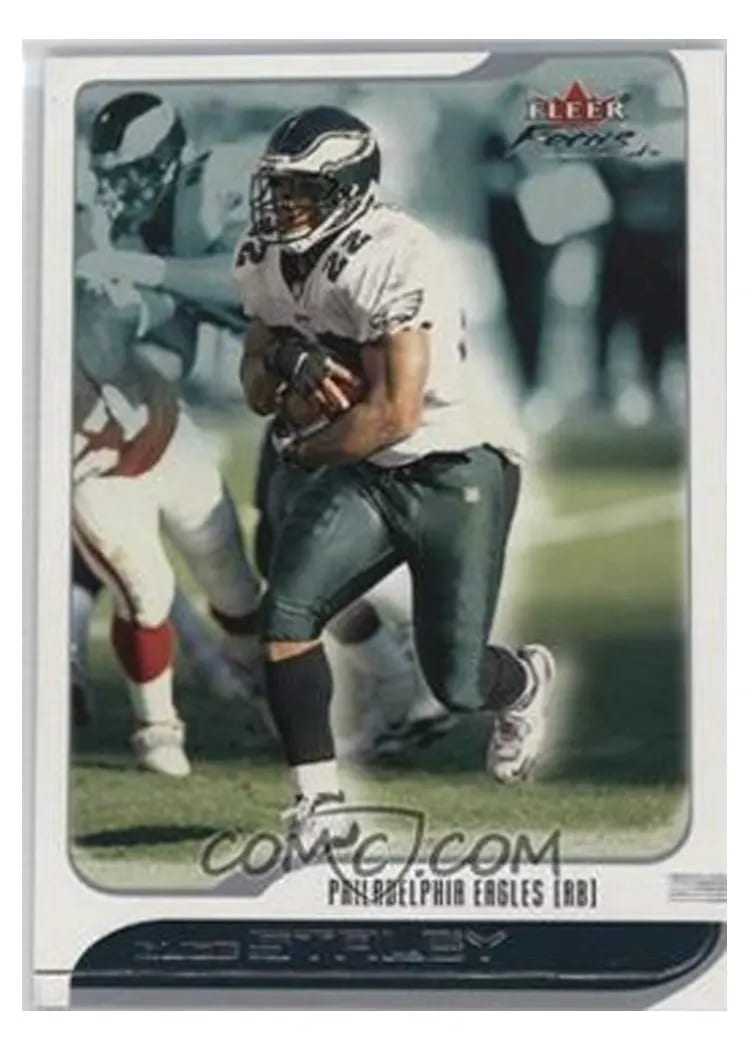 2001 Fleer Focus Duce Staley #74 card
