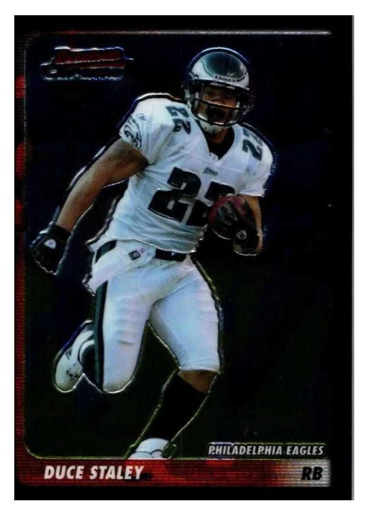 2003 Bowman Chrome Duce Staley #56 card