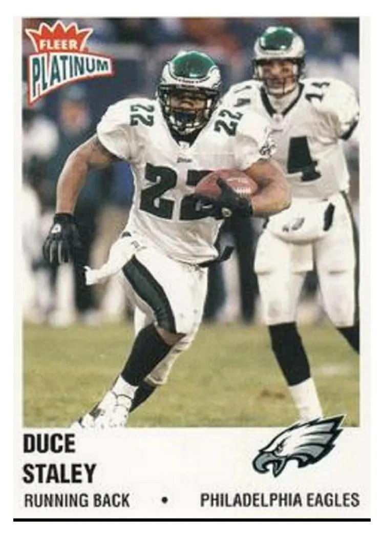 2003 Fleer Platinum Duce Staley #75 card