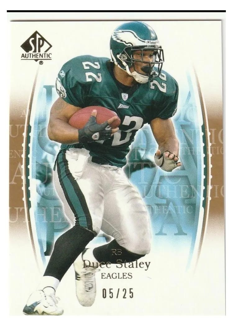 2003 SP Authentic Duce Staley #49 card