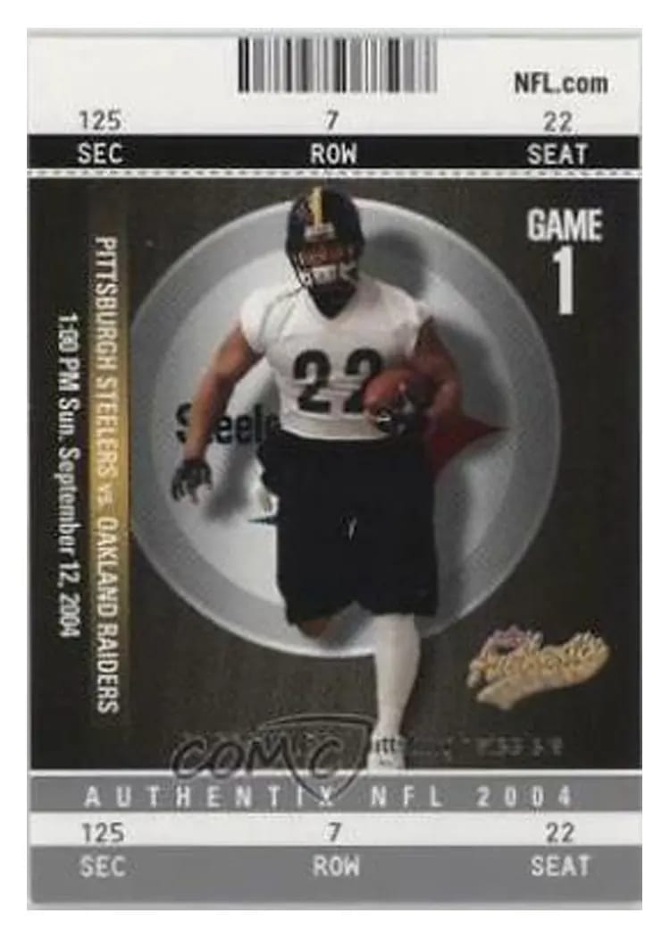 2004 Fleer Authentix Duce Staley #24 card