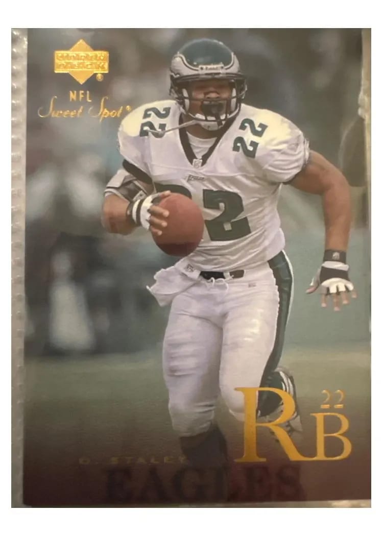2004 Fleer Authentix Duce Staley #24 card