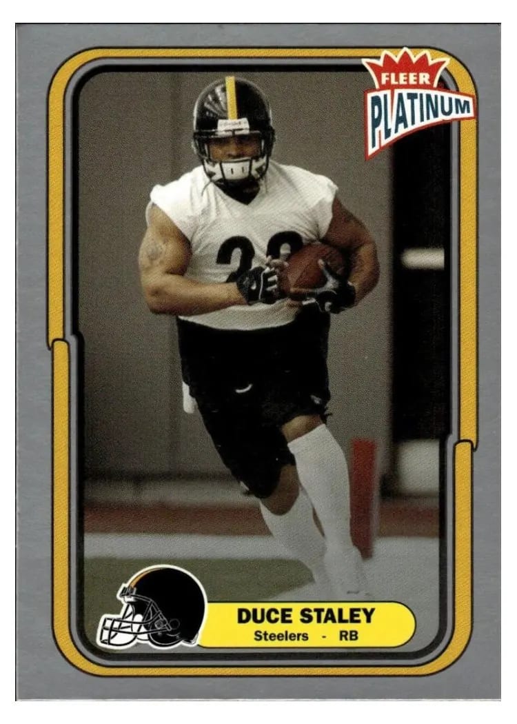 2004 Fleer Platinum Duce Staley #25 card