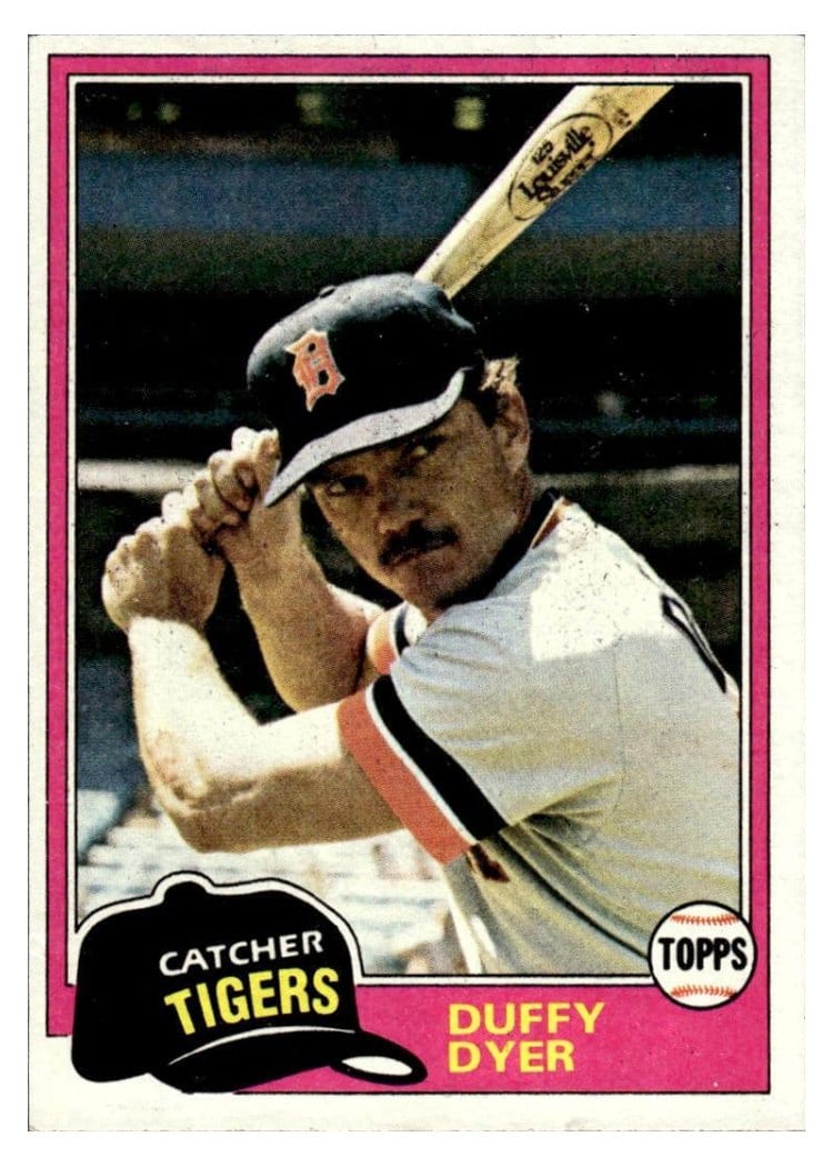 1981 Topps Duffy Dyer #196 card
