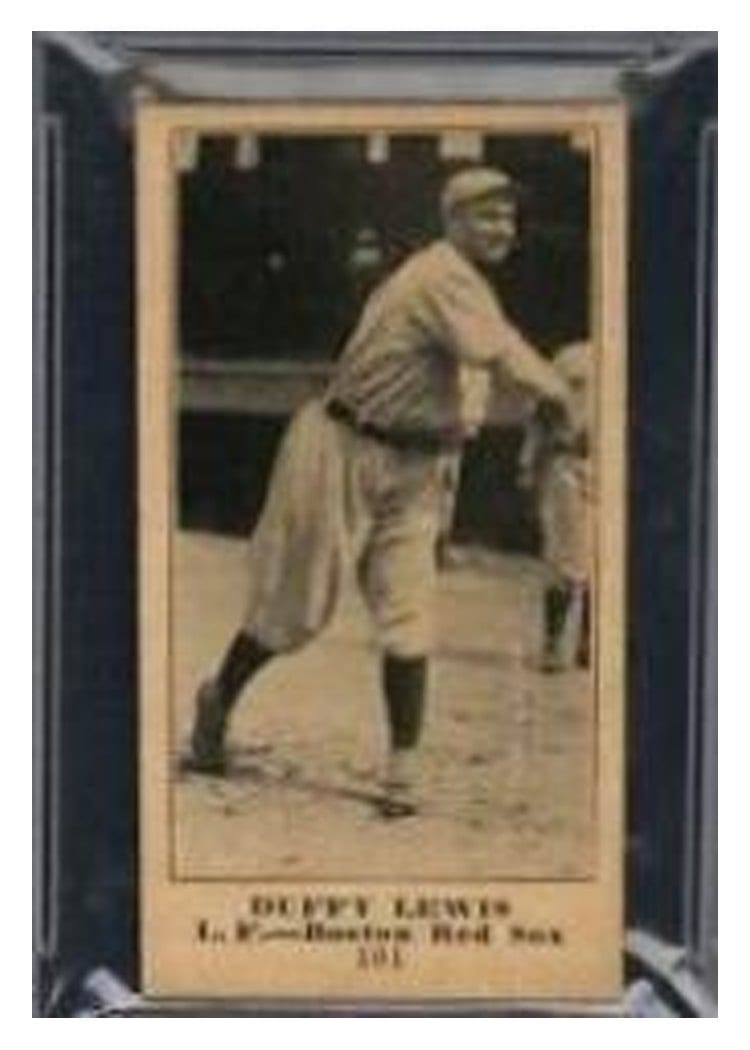 1916 Famous & Barr Co Duffy Lewis #101 card