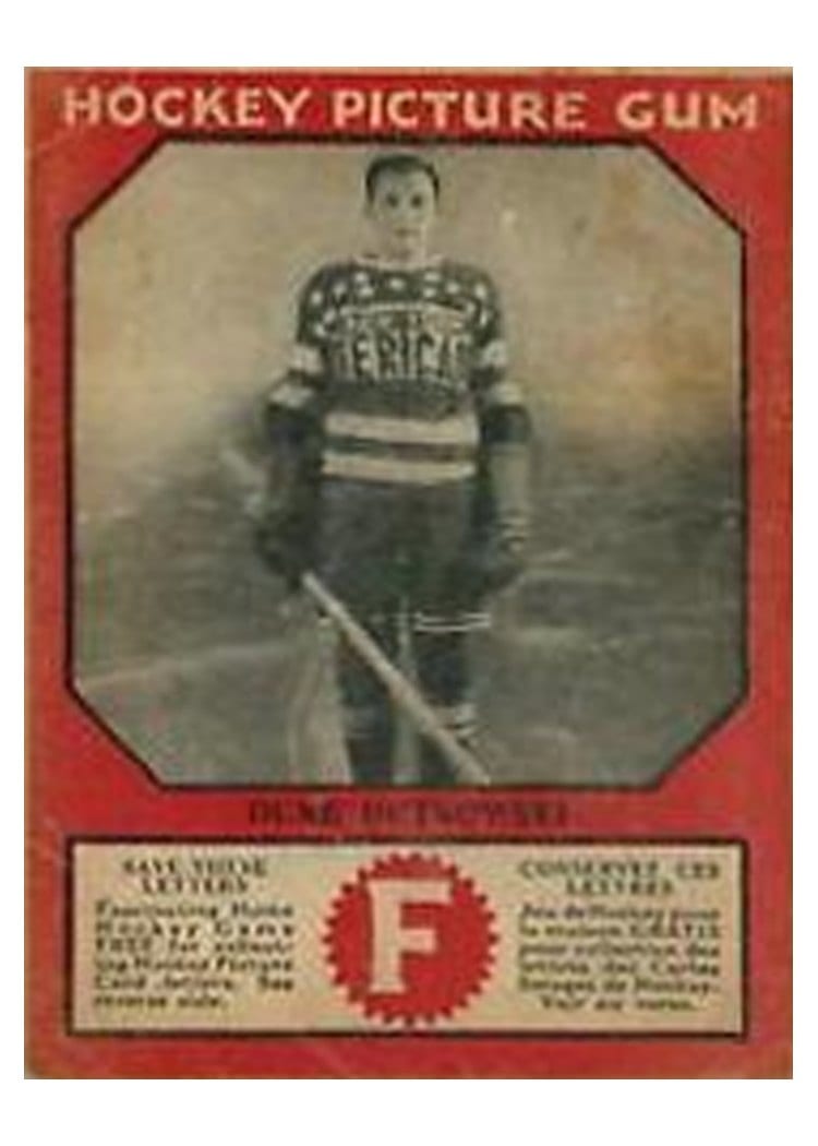 1933 V252 Canadian Gum Duke Dutkowski card
