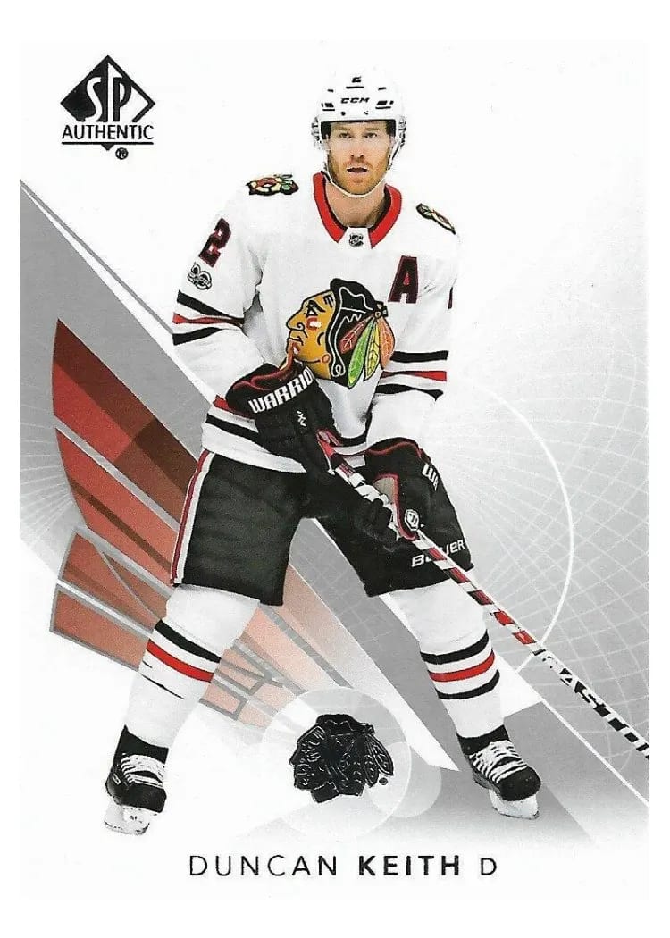 2017-18 SP Authentic Base Set Duncan Keith #9 card