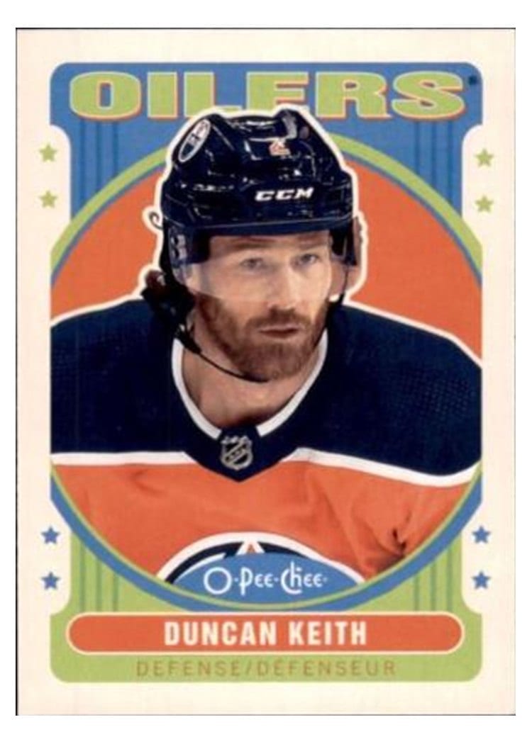 2021-22 Upper Deck O-Pee-Chee Retro Update Duncan Keith #602 card