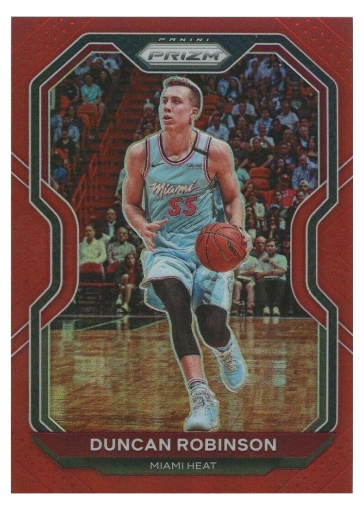 2020-21 Panini Prizm Base Set Duncan Robinson #181 card