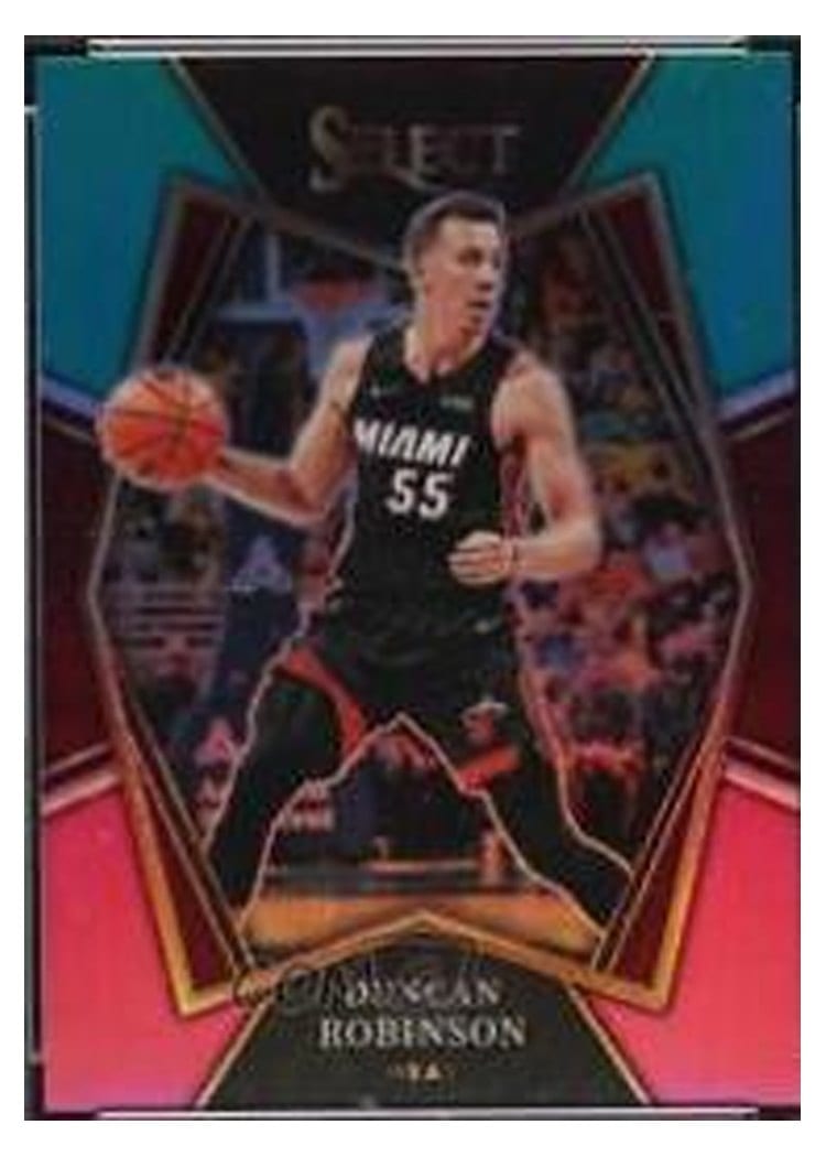 2020-21 Panini Select Base Set Duncan Robinson #30 card