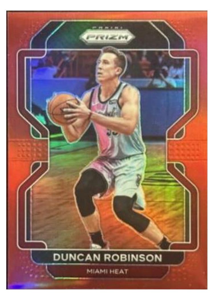2021-22 Panini Prizm Base Set Duncan Robinson #81 card