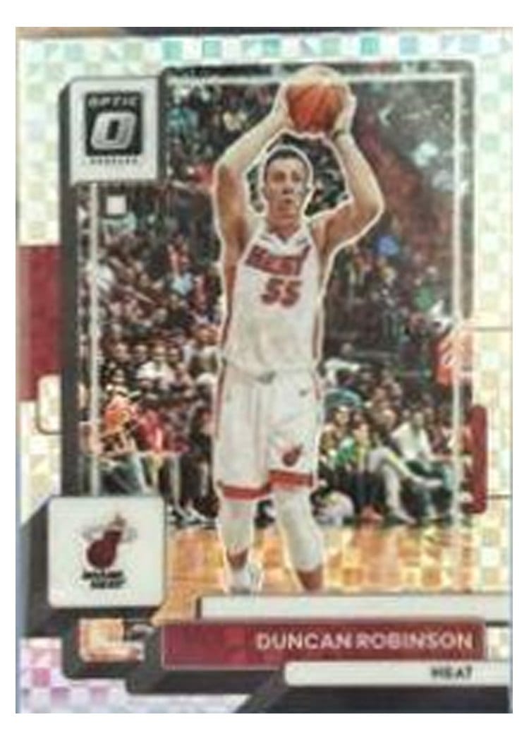 2022-23 Donruss Optic Base Set Duncan Robinson Checkerboard #162 card