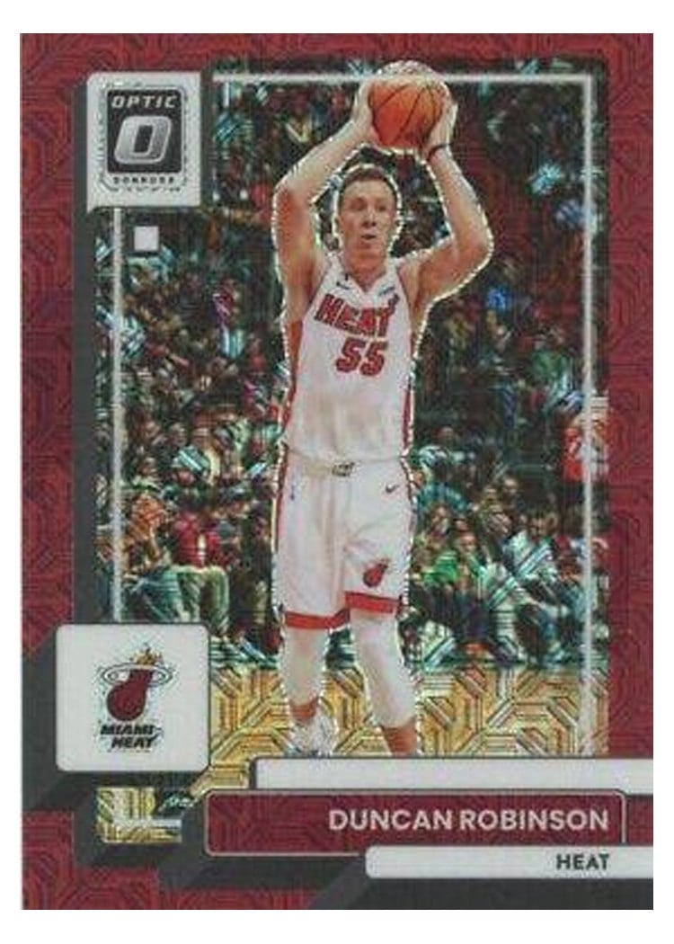 2022-23 Donruss Optic Base Set Duncan Robinson #162 card