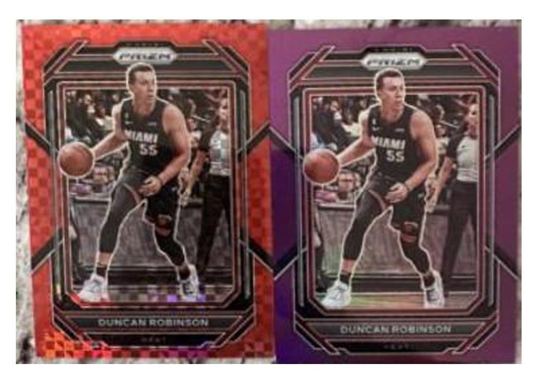 2022-23 Panini Prizm Base Set Duncan Robinson #168 card