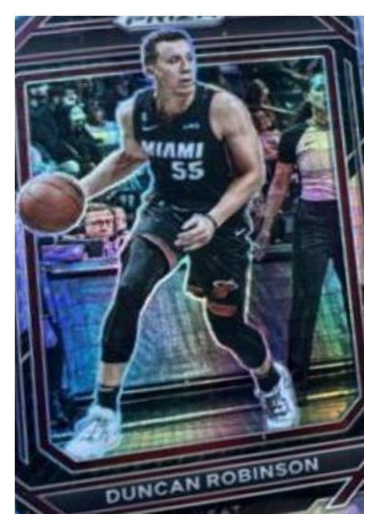 2022-23 Panini Prizm Base Set Duncan Robinson #168 card