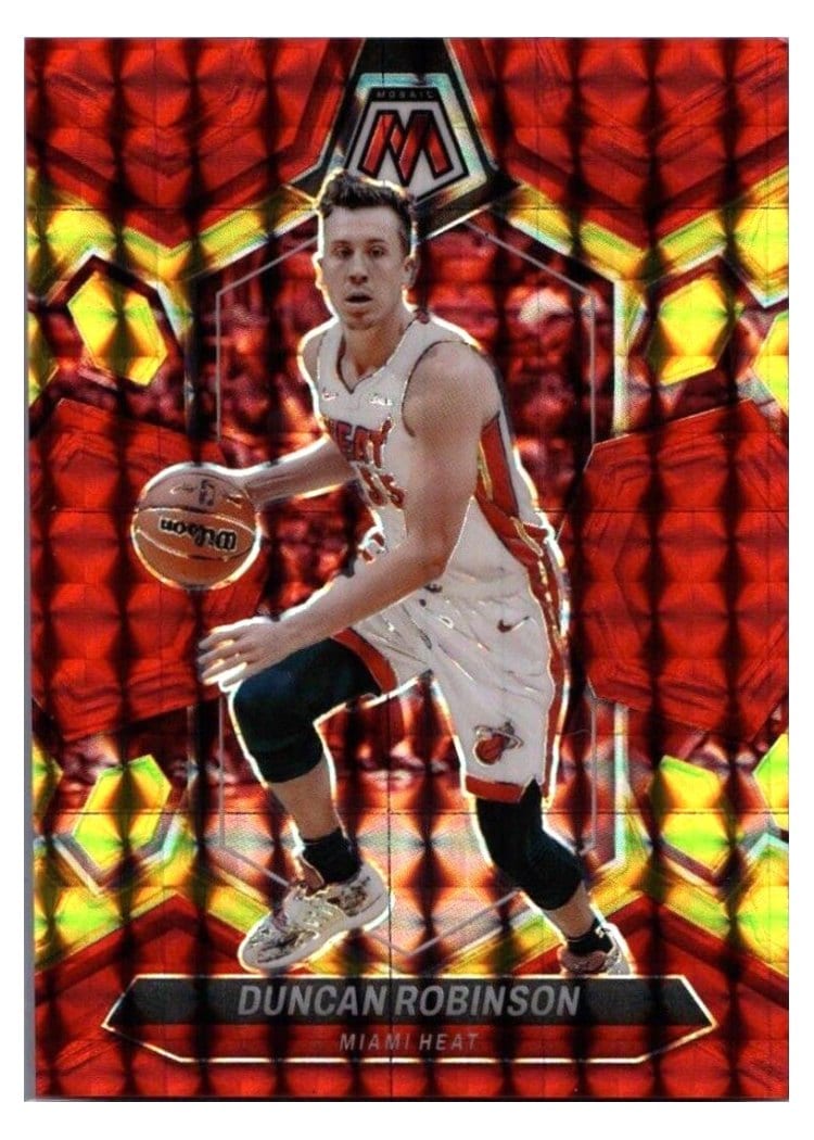 2023-24 Panini Mosaic Base Set Duncan Robinson #55 card