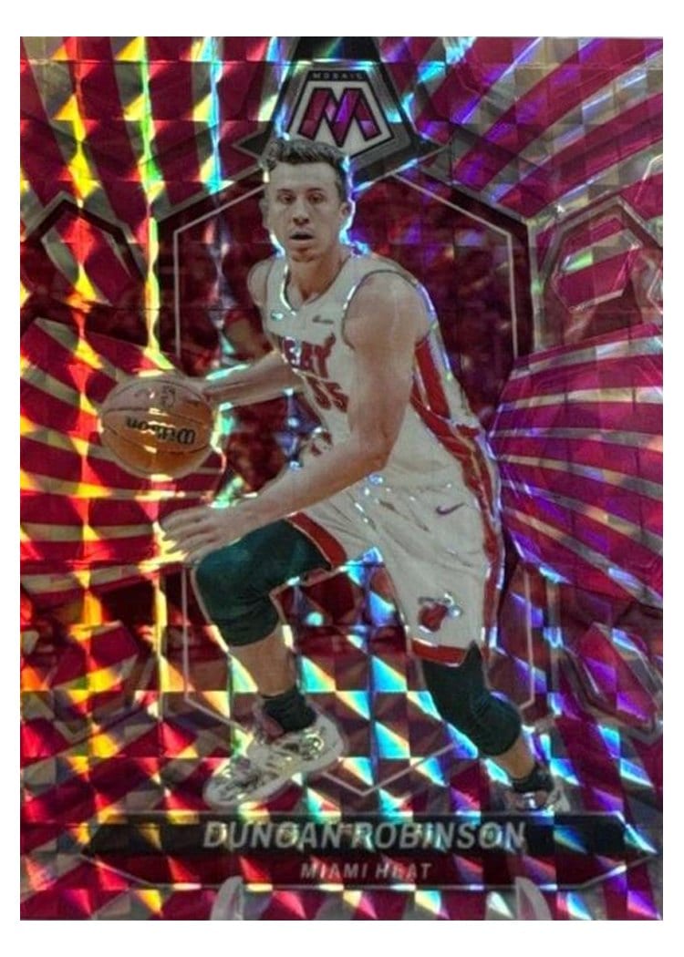 2023-24 Panini Mosaic Base Set Duncan Robinson #55 card