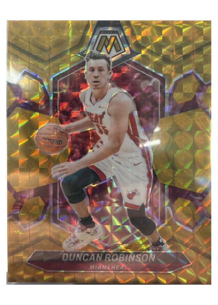 2023-24 Panini Mosaic Base Set Duncan Robinson #55 card