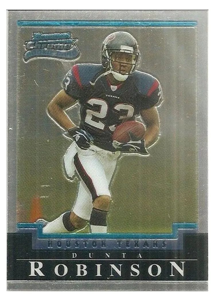 2004 Bowman Chrome Dunta Robinson #152 card