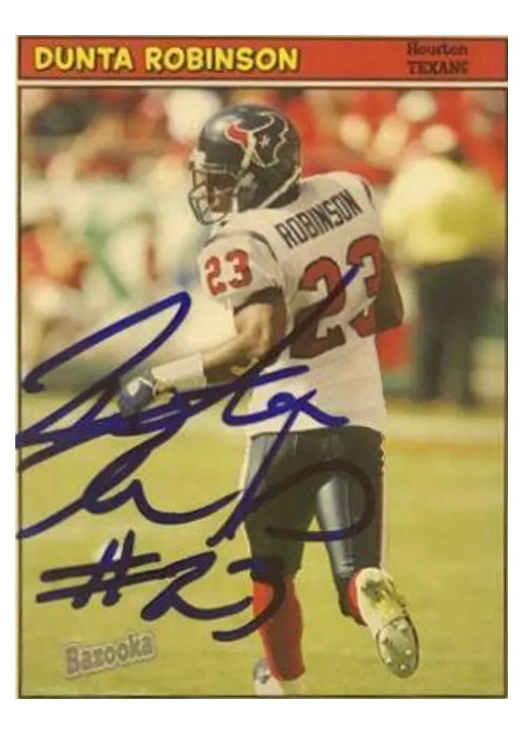 2005 Bazooka Dunta Robinson #45 card
