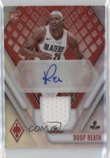 2023-24 Panini Phoenix Rookie Jersey Autographs Duop Reath #RJA-DPR card