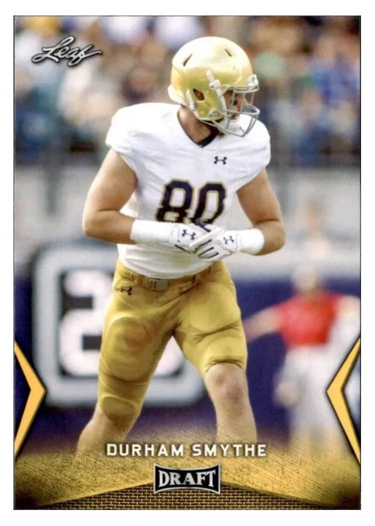 2018 Leaf Draft Durham Smythe #22 card