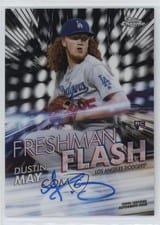 2020 Topps Chrome Freshman Flash Autograph Dustin May #FFA-DM card