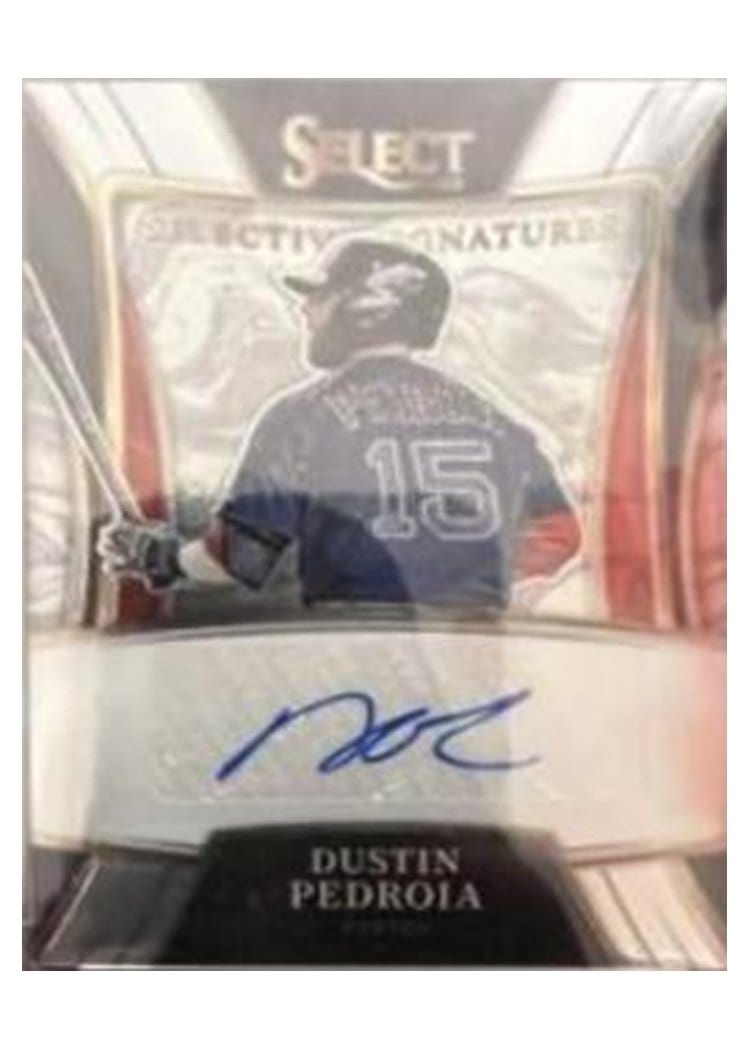 2022 Panini Select Selective Signatures Dustin Pedroia #SS-DP card