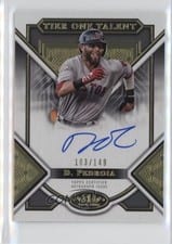 2023 Topps Tier One Talent Autographs Dustin Pedroia #T1TA-DP card