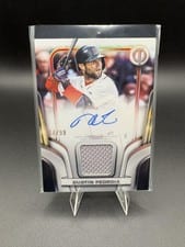 2025 Topps Tribute Threads Autograph Relics Dustin Pedroia #TTTA-DP card