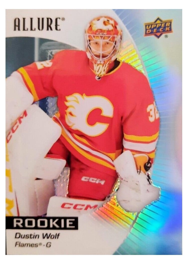 2023-24 Upper Deck Allure Base Set Dustin Wolf #104 card