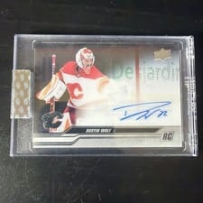2023-24 Upper Deck Clear Cut Base Set Dustin Wolf #CC-DW card